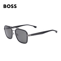 HUGO BOSS 男女款墨镜时尚太阳镜眼镜圆框修饰脸型1486S PTAM9 偏光 54MM PTAM9-偏光黑色