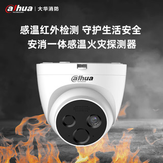 dahua大华感温红外检测火灾探测器摄像头 声光远程火点温度检测 FT1D