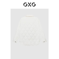 GXG奥莱 【生活系列】冬季灰白系列夹克外套