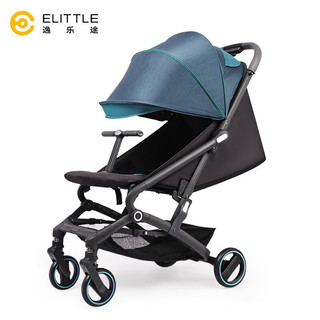 elittile逸乐途婴儿车0-3岁用折叠可坐可躺双向推车便携推车boto 绿色