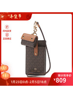 MICHAEL KORS 迈克·科尔斯 女士人造革手机包卡包卡夹颈部挂包带耳机包34F2GDVP2B