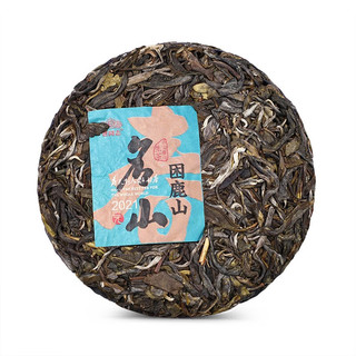 老同志 云南普洱茶生茶饼茶2021年元春困鹿山古树茶100克 单饼100g