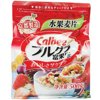 富菓樂 机灵麦片日本进口食品  早餐食物 水果麦片500g（红色）