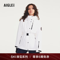 AIGLE【滑雪系列】艾高冬季女士GORE-TEX防风防雨保暖户外棉服 粉白色 AP876 38(165/88A)