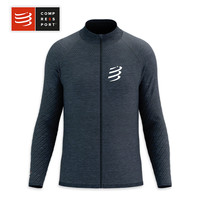 COMPRESSPORT运动 拉链 训练上衣 II Seamless Zip Sweatshirt 混合墨水蓝 M