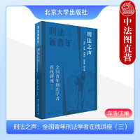  刑法之声：全国青年刑法学者在线讲座（三） 车浩 北京大学出版社 刑法理论司法实践 刑法学学术书籍法律读物 9787301343944