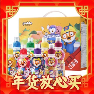 88VIP：Pororo 啵乐乐 儿童健康果汁饮料混合口味 235ml*8瓶