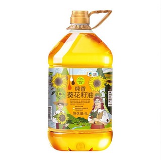 88VIP：CHUCUI 初萃 中粮初萃食用油纯香葵花籽油4L*2桶物理压榨营养家用