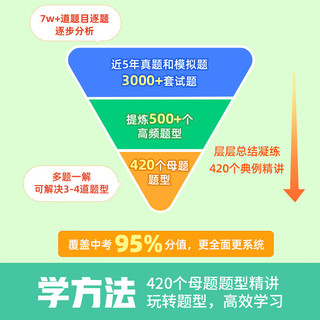 2024作业帮快解中考数学120题型物理108题型化学72题型初三总复习资料真题试卷练习题册中考视频课专项训练 快解中考物理108题型 湖北专版