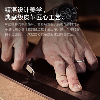 CangHua 适用小米Watch S3/S1/S2表带 xiaomi watchS1Pro/color2/运动版磁头层小牛皮真皮替换腕带