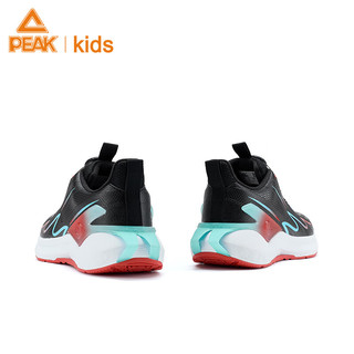匹克童鞋态极5.0Pro儿童跑步鞋旋钮扣缓震舒适运动鞋 黑色/大红 32