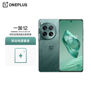 一加 12 16GB+1TB 苍绿 哈苏全焦段超光影影像 2K 东方屏 OPPO 5G游戏手机【移动电源套装】