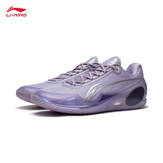 李宁（LI-NING）韦德808 V3 Ultra丨篮球鞋男鞋减震透气竞技鞋运动鞋 月光紫-3 42