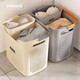 DOCOXO 稻草熊 新款脏衣篓家用收纳筐卫生间浴室洗衣篮分区放脏衣服置物架脏衣桶