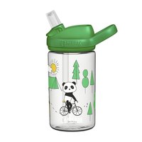 CAMELBAK 驼峰 美国直邮CamelBak驼峰儿童灰色塑料水杯吸管杯健康环保400ml