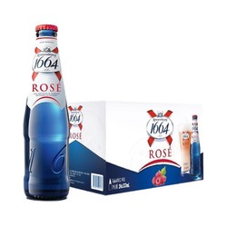 Kronenbourg 1664凯旋 1664啤酒 桃红 330mL 24瓶 整箱装