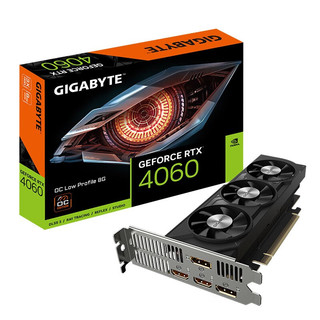 GIGABYTE 技嘉 RTX4060 OC-8GL半高刀卡迷你小卡