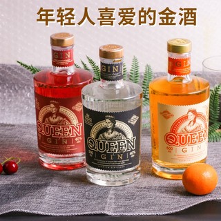 Hillyers【俄罗斯】俄罗斯酒弗尔图娜皇后金酒 Gin杜松子酒 金色皇后金酒500ml-柑橘味