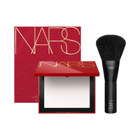 NARS 纳斯 红金限定流光美肌轻透蜜粉饼 10g（赠 粉饼刷）