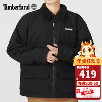 Timberland添柏岚外套男装踢不烂户外夹棉棒球服防风保暖工装飞行夹克A5VD5 A5VD5001/黑色 M/175