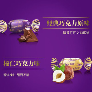 eclairs 怡口蓮 怡口莲（Cadbury）流心太妃糖 巧克力味 袋装33g*5袋（口味） 巧克力味（口味） 33g 5袋