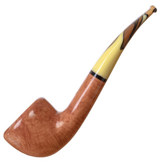 沙芬（SAVINELLI）手工石楠木烟斗P427帕洛玛彩嘴意大利高档男女士烟具 【316斗型 大口径直斗 大号】