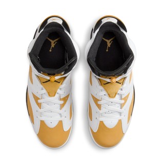 AIR JORDAN 正代系列 Air Jordan 6 Retro 男子篮球鞋 CT8529-170 白色/赭黄/黑 39