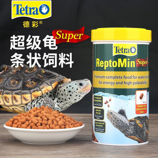 tetra 德彩 水族龟粮两栖半水龟粮蛋龟巴西草龟调理肠胃超级乌龟饲料 85g