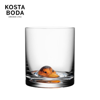 KOSTA BODA瑞典NewFriends纯手工立体动物水晶杯白酒玻璃杯【新年】 全套水杯5只装【新年】