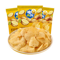 88VIP：脆升升 蜂蜜黄油味薯片60g*3袋非膨化食品休闲办公室解馋零食小吃