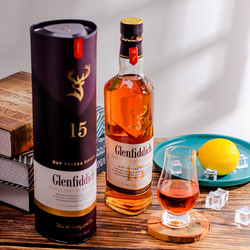 Glenfiddich 格兰菲迪 15年单一麦芽苏格兰威士忌洋酒700ml