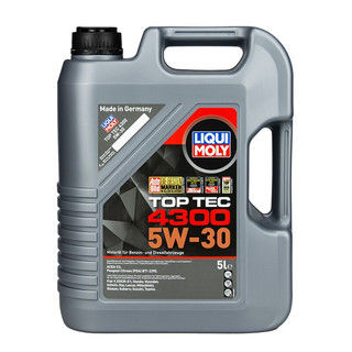 LIQUI MOLY 力魔 德国发动机润滑油顶技4300合成机油5W-30    2324 5W-30  5L