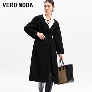 VERO MODA 2023秋冬新款毛呢大衣优雅长款外套女
