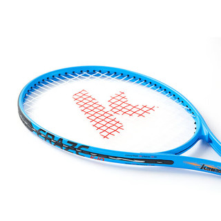 KAWASAKI 川崎 网球拍碳素成人专业初学单拍K10蓝色（穿线含1训练器3网球1手胶）