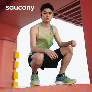 索康尼（SAUCONY）男鞋 2024春ENDORPHINSPEED啡速3竞速跑鞋耐磨透气跑步鞋 啡速3/白绿 42