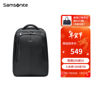 Samsonite 新秀丽 NE0-LOUGNE系列 15英寸双肩电脑包 BP0*09010 黑色