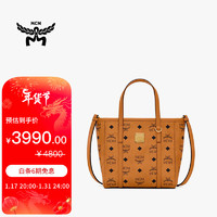 MCM Toni Visetos系列 女士购物袋 MWPAATN04CO001 干邑色 迷你