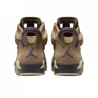 耐克（NIKE）AJ6  Air Jordan 6 x Travis Scott 高帮耐磨防水复古篮球鞋棕色 FD1643-300 38