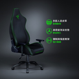 雷蛇（Razer）风神X 游戏座椅 电竞游戏椅 老板椅 电脑椅 办公直播 人体工学 2D升降扶手