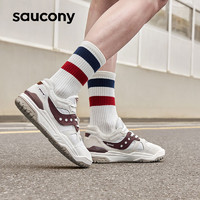 Saucony索康尼CROSS90低帮板鞋复古休闲鞋潮流男女鞋小白鞋子