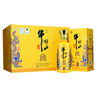 牛栏山 二锅头白酒52度百年特酿15 高度白酒500ml