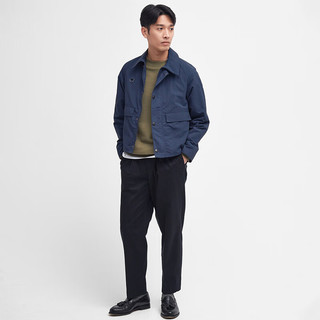 Barbour SL Spey男女同款修身防雨夹克 深蓝色 S