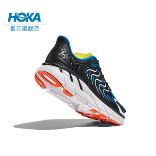 HOKA ONE ONE男女款秋冬克利夫顿LS运动休闲鞋CLIFTON LS精致鞋面复古 黑色 / 深海蓝 37