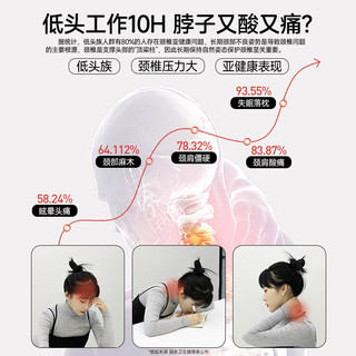 BKT护腰坐垫护颈枕组合装坐姿矫正套装座椅办公室休息 BKT莫高窟黑坐垫+闪耀黑护颈