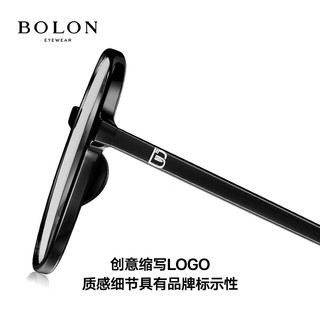 BOLON 暴龙 眼镜近视光学镜眼镜框可配度数 BJ5120B12框+QINA防蓝光1.67 B12-透灰