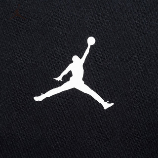 NIKE JORDAN 耐克AJ童装男童卫衣2024春秋舒适毛圈儿童运动上衣 正黑色 150/72(M)