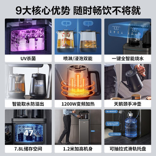 PHILIPS 飞利浦 茶吧机 家用饮水机 温热立式饮水机 遥控自动上水 智能变频烧水ADD8030