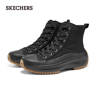 斯凯奇（Skechers）女款户外帆布鞋 全黑色/BBK 35