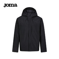 JOMA85白鸭绒羽绒服男女同款连帽时尚秋冬保暖防风防泼水户外运动外套 黑色 XL