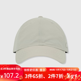 SPAO帽子秋冬款休闲运动纯色棒球帽SPACC38A01 浅灰色 M（56-58cm）